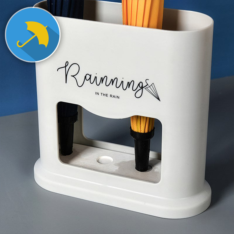 idrop RAINNING IN THE RAIN - Umbrella Compact Storage Rack Stand Compartment