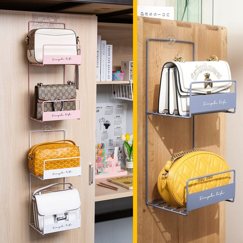 idrop [ 2 LAYER ] Wall Mounted Storage Organizing Rack Shelf