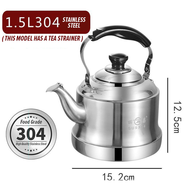 idrop [ 1.5L / 4L / 5L ] Golden Bell Kettle Pot Stainless Steel SUS304 / Cerek Air Keluli Tahan Karat / 不锈钢金钟壶(304)(丽昌)