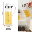 idrop 500ml Sauce & Seasoning Glass Kitchen Jar Container