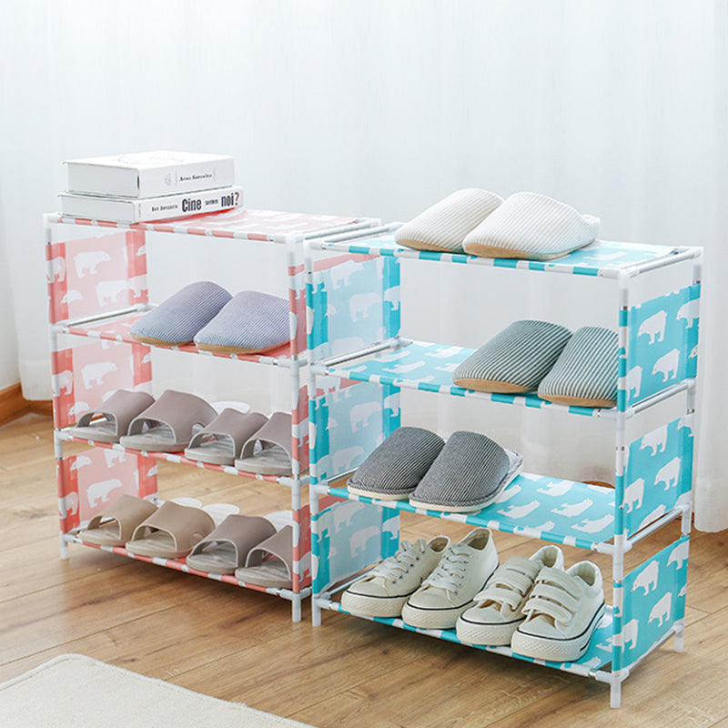 idrop 4 Layer Shoe Rack Shelf Economic Cabinet