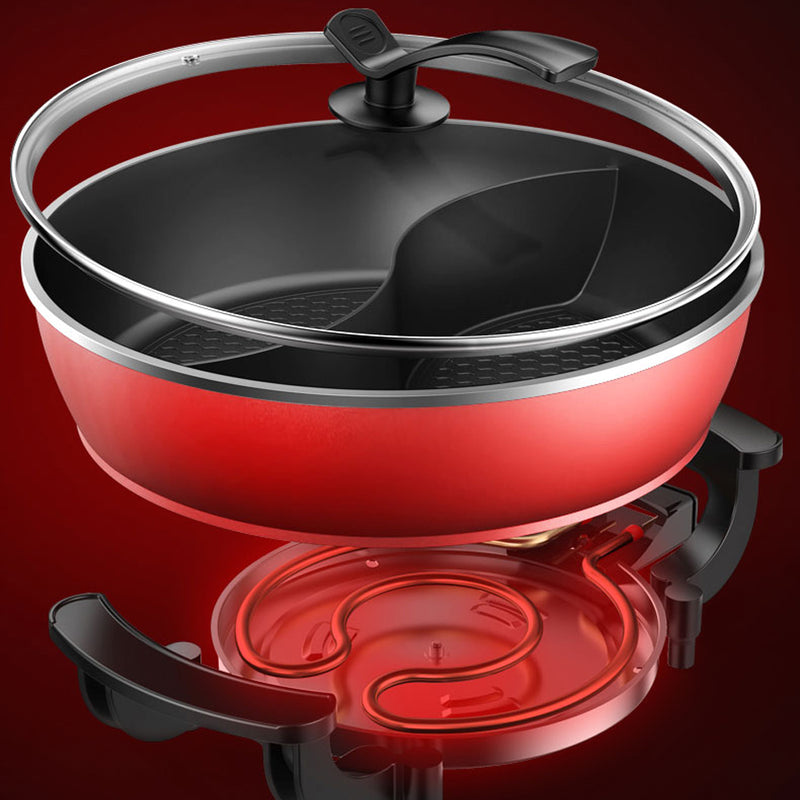 idrop [ 5L ] 2 IN 1 Multifunction Electric Kitchen Nonstick Cooking Hotpot Steambot Cooker 1360W