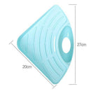 idrop Kitchen Sponge & Soap Sink Corner Shelf Rack / Rak Span dan Sabun Sinki / 塑料三角形水槽置物沥水架