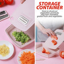 idrop [ 7pcs ] Multifunction Fruit & Vegetable Cutting Board / Papan Pemotong Sayur dan Buah / 七件套萝卜刨(菜板果蔬盘七件套)(切菜器)