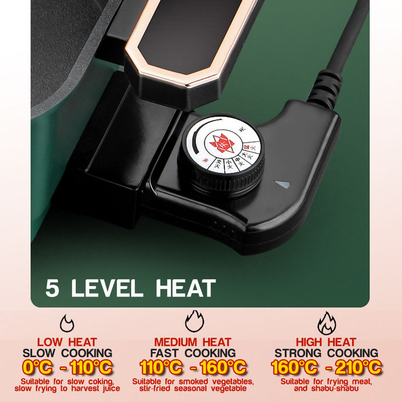idrop [ 5L ] Octagonal Electric Nonstick Cooking Hotpot / Periuk Masak Hot Pot Bentuk Octagon / 八角电火锅 5升
