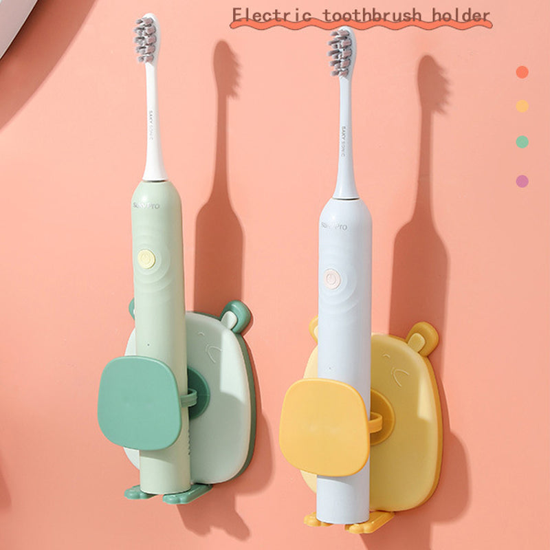 idrop Wall Mounted Electric Toothbrush Holder Mouse Design / Tempat Pegang Berus Gigi Elektrik / (强力胶)跳跳鼠电动牙刷架