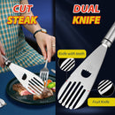 idrop [ 5 FUNCTION ] Multifunction Mixing & Baking Cake Shovel Stainless Steel SUS304 / Alat Pemotong & Pembancuh Kek / 5大功能蛋糕铲304