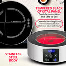 idrop [ 1300W ] Round Plate Electric Ceramic Stove Heating Cooktop / Dapur Seramik Elektrik Pelbagai Guna / 不锈钢触摸电陶炉