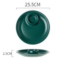 idrop Ceramic Dumpling Plate / Pinggan Hidang Makanan / 陶瓷饺子盘