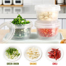 idrop Freshkeeping Plastic Container With Water Drainage For Chopped Vegetables Preservation / Bekas Penyimpanan Makanan Simpanan Potongan Sayur / 塑料葱花保鲜盒