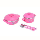 idrop CHILDREN BOWL SET - Eating Set with Spoon and Fork