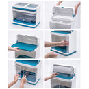 idrop 2 LAYER Kitchen Storage Dish & Utensil Draining Rack