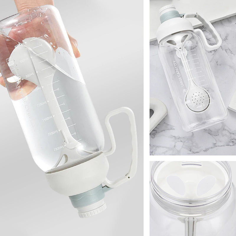 idrop [ 1.8L ] Drinking Water Bottle with Filter / Botol Minuman Dengan Penapis Air / 多功能塑料大水壶1.8L(健身水壶)