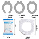 idrop [ 10PCS ] Disposable Toilet Seat Cushion Cover / Alas Duduk Jamban Pakai Buang / 一次性马桶垫彩袋包装