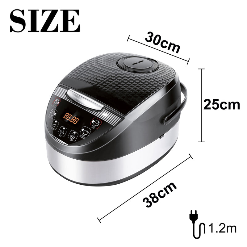 idrop [ 5L ] Multifunction Electric Kitchen Household Cooking Digital Rice Cooker
