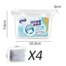 idrop [ 4PCS ] Washing Machine Drum Roller Tank Sterilization Descaling Bubble Cleaner / Pencuci Dram Dalaman Mesin Basuh / 洗衣机槽泡泡净30G*4PCS(老管家)