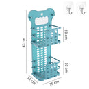 idrop [ 2 LAYER ] Double Decker Foldable Wall Mounted Basket Storage Rack