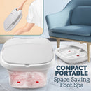 idrop Foldable Collapsible Compact Foot Spa with Feet Massage Roller Infrared Light and Heating Feature