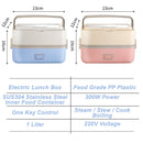 idrop [ 1L ] Electric Lunchbox with Stainless Steel SUS304 Container 300W with FREE Sppon & Chopsticks / Kotak Memasak Elektric / 1L不锈钢电热饭盒(蒸煮饭盒)(304)(300W)(内置勺筷