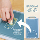 idrop DOUBLE SIDED Cutting Chopping Board PP Plastic + SUS304 Stainless Steel / Papan Pemotong Makanan Dua dalam Satu / 双面菜板大号(塑料+304不锈钢)