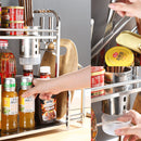 idrop [ 2 LAYER ] Stainless Steel Kitchen Supply Rack + Utensil & Cutting Board Storage