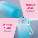 idrop [ 400ml ] HELLO MASTER Glass Drinking Water Bottle / Botol Minuman Kaca / 400ML喷漆玻璃水杯(玻璃水壶)