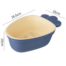 idrop Carrot Shape Wash Draining Bowl Basket / Mangkuk Basuh Bentuk Lobak / 萝卜塑料沥水篮