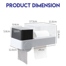 idrop 2 in 1 Wall Mount Waterproof Tissue Trash Bag Box Toilet