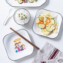 idrop Ceramic Family Plateware Dish Serveware [ Square / Oblong Plate  ]