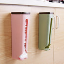 idrop Vertical Kitchen Garbage Plastic and Tissue Wall Mounted Storage Box / Kotak Penyimpanan Tisu dan Plastik Sampah / 纸巾纸袋收纳架