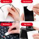 idrop [ 100pcs ] Alcohol Free Glasses Spectacles Cleaning and Nursing Wipes [ 7 x 12cm ] / Tisu Kain Lap Pencuci Cermin Mata Tanpa Alkohol / 无酒精眼镜清洁护理湿巾(CLEAN)(100片1盒)(7*12CM)