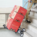 idrop HEAVY DUTY 6 Wheel Foldable Extendable Transport Delivery Trolley Cart Backup Wheels