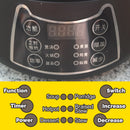 idrop [ 2.4L ] 1200W Multifunction Glass Hot Pot Electric Cooker Cooking Pot