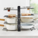 idrop Multilayer DIY Kitchen Pot Lid Cover and Kitchenware Holder Rack Shelf