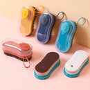 idrop Multifunctional Cleaning Scrubbing Brush / Berus Cuci Pelbagai Guna / 多功能液压清洁刷 (三个刷套装)(海绵刷 金钢砂 毛 刷