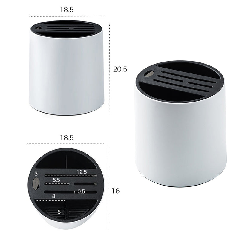 idrop 360° Degree Rotating Kitchen Utensil & Knife Storage / Tempat Simpan  Perkakas Dapur / 旋转收纳桶(360度无死角旋转刀架)