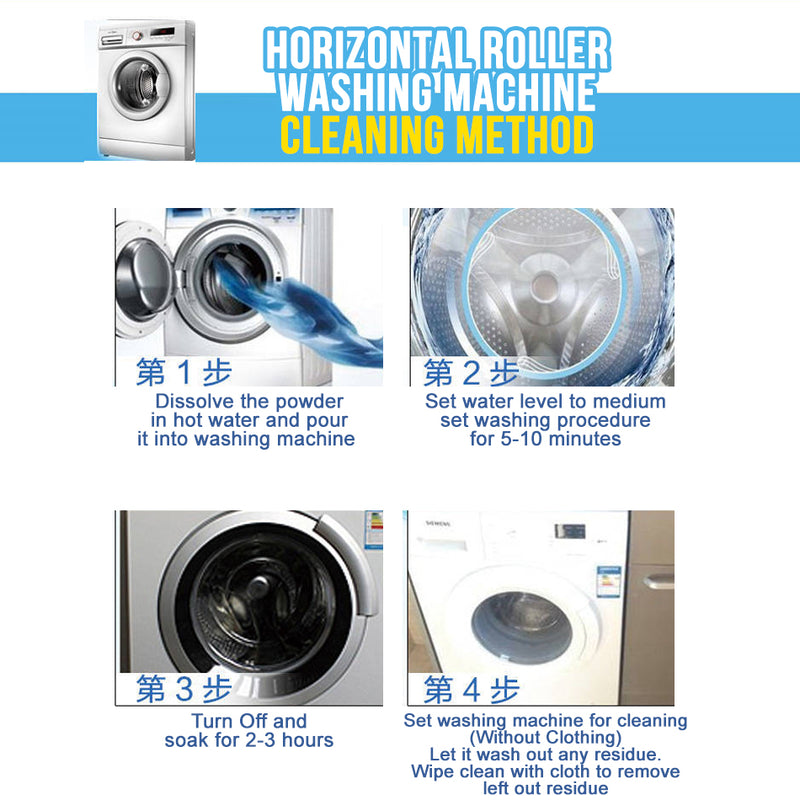 idrop [ 100g ] Washing Machine Drum Decontamination Cleaning Powder Agent