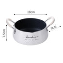 idrop [ 2L ] 18CM Kitchen Tempura Frying Cooking Pot / Kuali Goreng & Memasak / 白色字母双耳油炸锅(双耳汤锅)