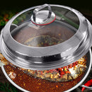 idrop [ 36CM ] Honeycomb Nonstick Stainless Steel SUS316 Cooking Wok with Full Lid Cover / Kuali Memasak Keluli Tahan Karat / 蜂窝不粘不锈钢SUS316炒锅半全盖