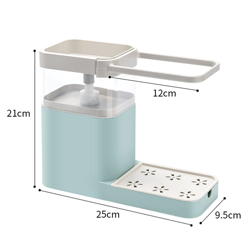 idrop Household Dishwashing Soap Liquid Press Dispenser Storage