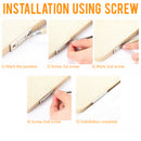 idrop [ 10PCS Pack ] Cabinet Door Invisible Magnet / Magnet Pintu Laci / (10PCS/PACK)柜门隐形磁铁(银色)