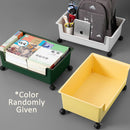 idrop Portable Movable School Book & Bag Storage Box / Kotak Mudah Alih Penyimpanan Buku Sekolah & Beg / 书包书本收纳箱带轮子小号(塑料)