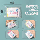 idrop Disposable Portable Travel Raincoat / Baju Hujan Pakai Buang / 一次性雨衣长款全身压缩儿童成人大人