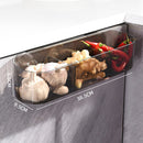 idrop Kitchen Cabinet Hanging Storage Rack For Ginger Garlic & Seasoning Bottle / Tempat Penyimpanan Botol Perencah dan Halia Bawang Putih / 厨柜姜蒜调味瓶挂置储物架