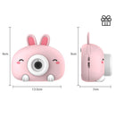 idrop Children's Bubble Blowing Toy Camera [ Cow / Rabbit ]