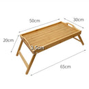 idrop WOODEN BAMBOO PALLET Foldable Lazy Table / Meja Lipat Kayu Buluh / 木质懒人桌子 [ 30CM x 50CM ]