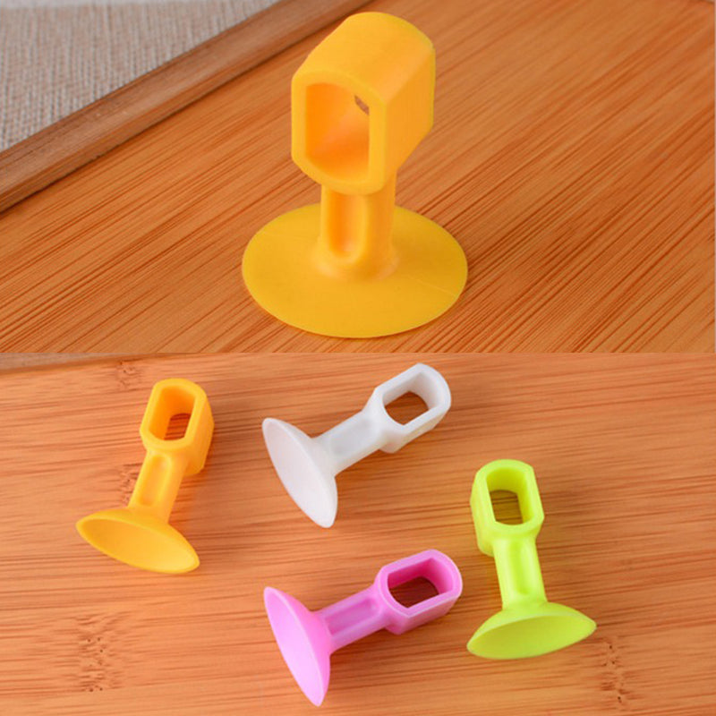 idrop [ 20PCS ] Silicone Suction Mount Door Stopper and Accessory Holder