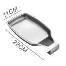 idrop SUS304 Stainless Steel Utensil Tray Plate / Dulang Perkakas Keluli Tahan Karat / 不锈钢台面搁盘本色(304)