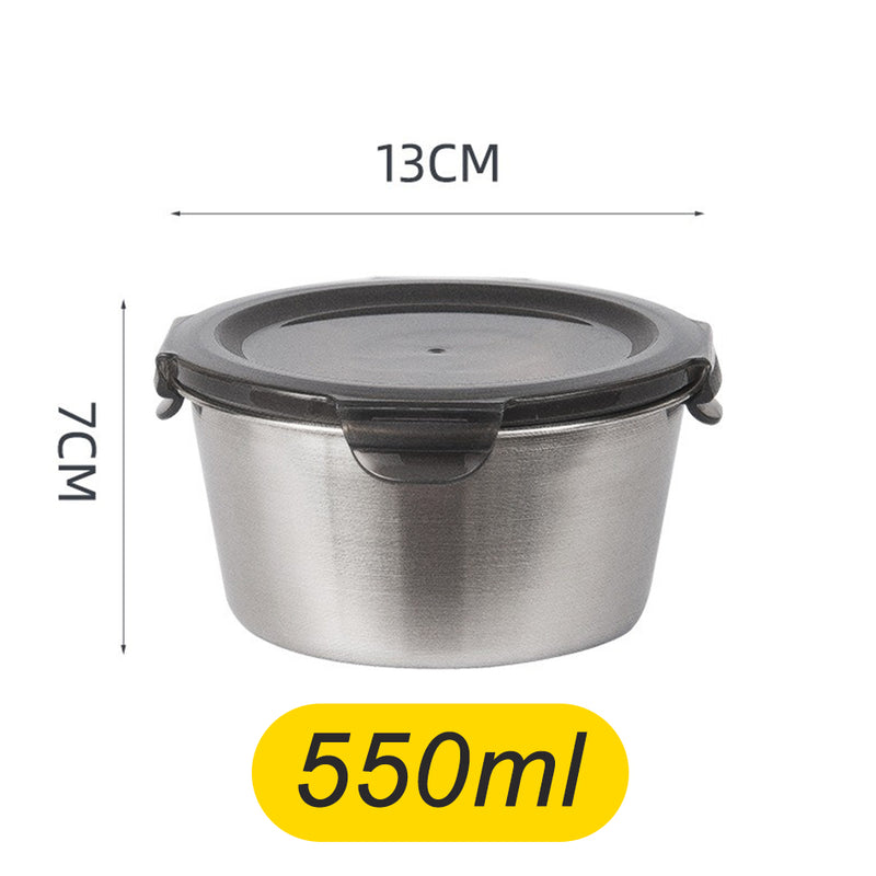 idrop [ 350ml / 550ml ] Food Container Lunch Box Stainless Steel SUS304 / Kotak Simpanan Makanan / 食品容器饭盒不锈钢SUS304
