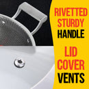 idrop 40CM Non Stick Kitchenware Cookware Cooking Wok Pot + Lid Cover